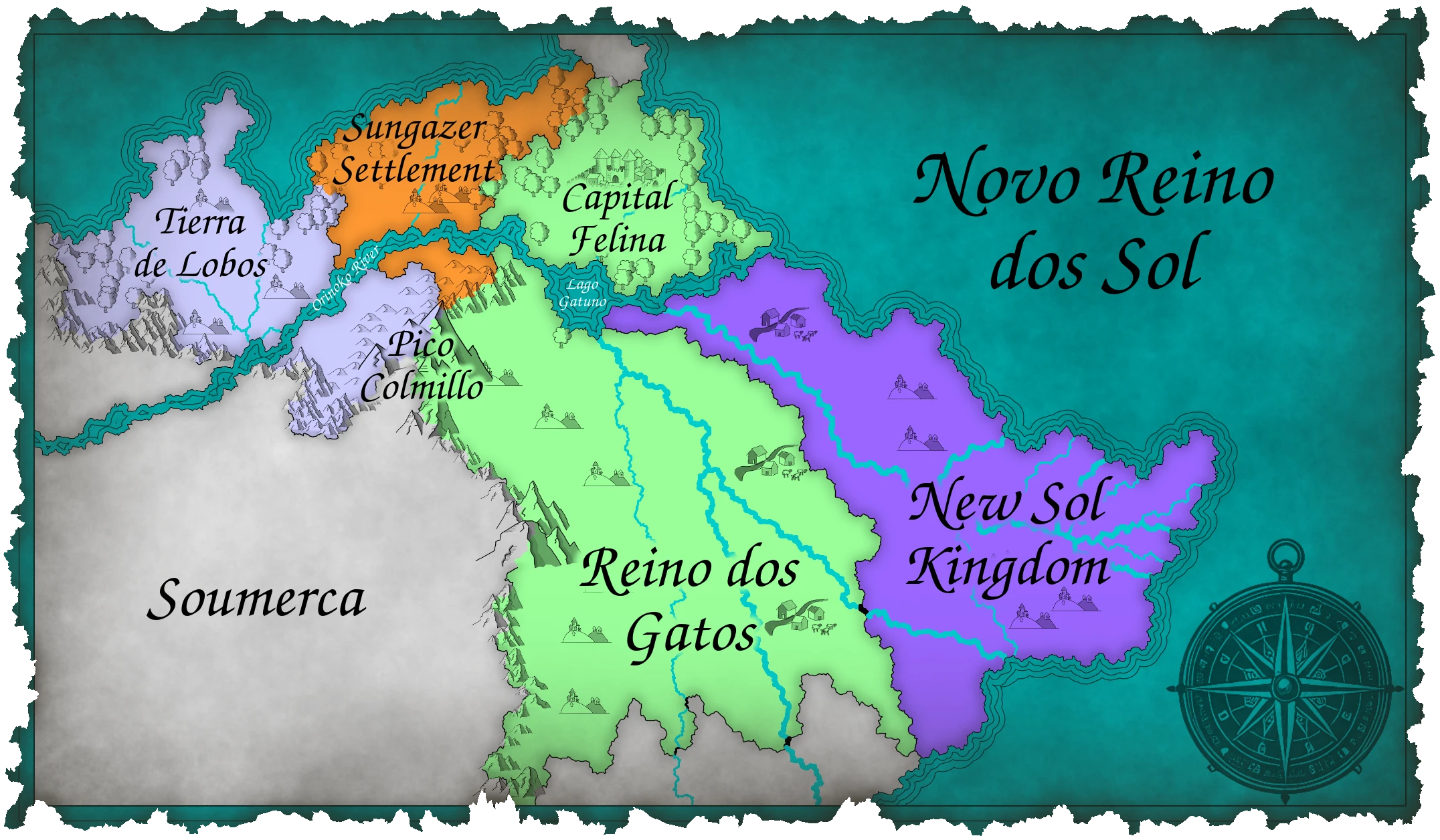 Kingdom Of Acorn Satellite Photo